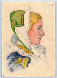 Germany Postcard Westphalian Peasant Daughter German W.Wilrich 1941 Posted