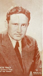 Postcard Portrait of Actor Spencer Tracy.   L8