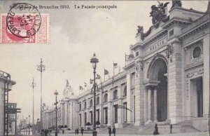 Belgium Brussels Expo 1910 La Facade Principale 1910