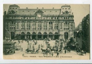 3102247 FRANCE Paris Gare St-Lazare et Rue d'Amsterdam Vintage