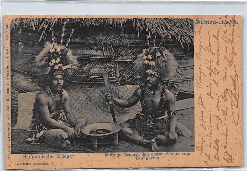 SAMOA : samoanische krieger mulingo - etat