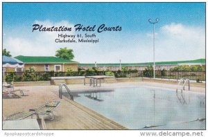 Mississippi Clarksdale Plantation Hotel Courts With Pool