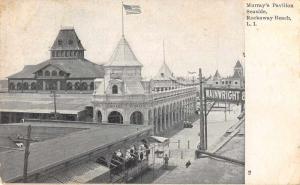 Rockaway Beach Long Island New York Murrays Pavilion Antique Postcard J55448