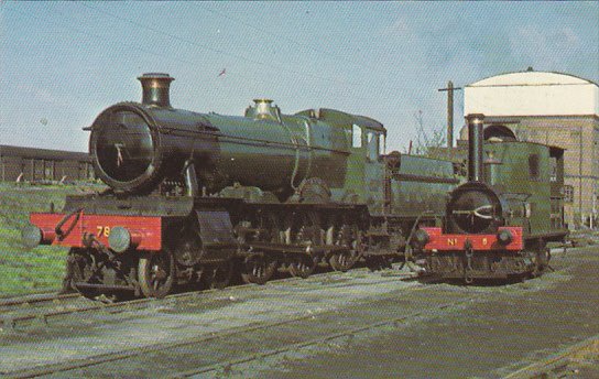 Locomotives The Shildon Pair 7808 Cookham Manor and Wt Co No 5 at Didcot