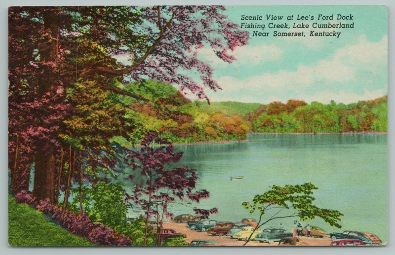 Somerset KY~Lee's Ford Dock~Fishing Creek~Lake Cumberland~Vintage PC