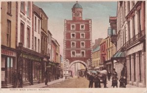 Grocers On Youghal Main Street Cork Irish Old Postcard