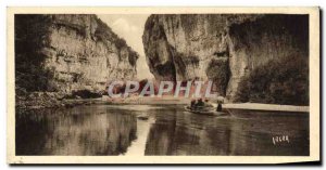 Old Postcard Gorges Du Tarn straits