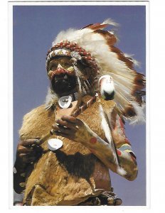 San Juan Pueblo New Mexico Warrior 4 by 6 card