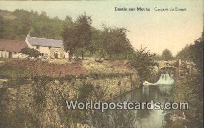 Cascade du Burnot Lustin-sur-Meuse, France, Carte, Writing on back 