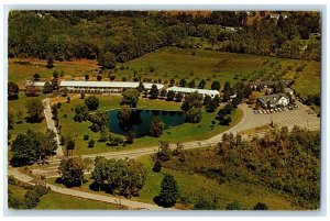 1961 Aerial View Of Stony Hill Inn & Motel Danbury Connecticut CT Postcard