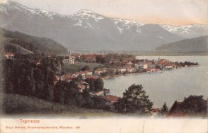 A121 Germany Tegernsee General View Lake vintage postcard