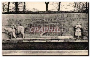 Bayonne - War memorial - Old Postcard