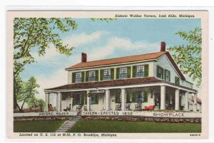 Walker Tavern Irish Hills Michigan postcard