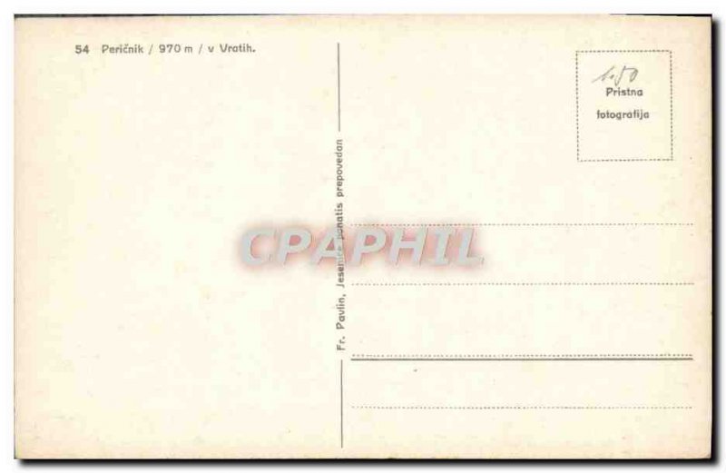 Postcard Old Peričnik Vratih