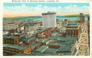 Louisville Kentucky Birdseye View Business District Kyle Postcard 21-14226