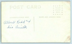 C.1910 RPPC Albert Kidd & His Buick Centralia, IL Postcard P165 