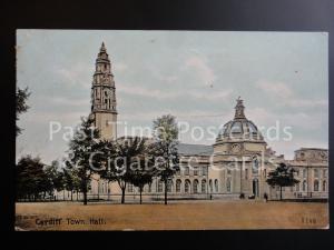 Cardiff: Town Hall c1906