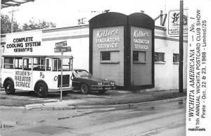 WICHITA, KANSAS Keller's Radiator Service Bus Automobile RPPC 7971 POSTCARD