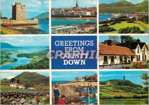 Modern Postcard Greetings from County Down