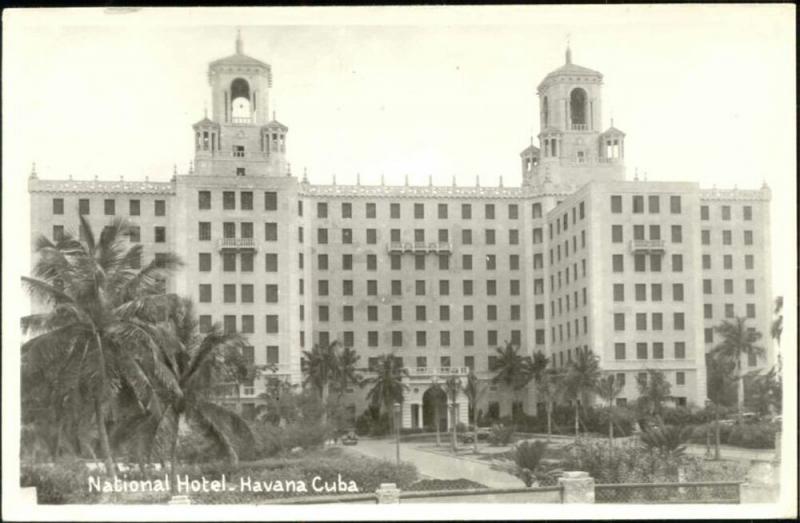 Cuba, La Habana Habana, Hotel Nacional (1940s) EKC RPPC 