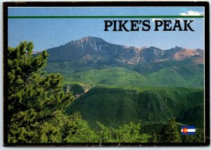 Postcard - Pike's Peak - Colorado Springs, Colorado