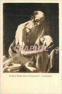 Postcard Old Guseppe Ribera Detto lo Spagnoletto S Girolamo