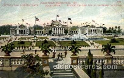 History & Historic Arts Jamestown Exposition 1907, Near Norfolk, Virginia, US...