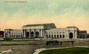 Union Station, Washington, WA, USA Railroad Train Depot Unused very light cor...