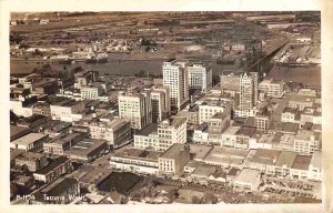 Tacoma Downtown Aerial View Washington 1943 Real Photo RPPC postcard