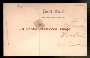 Novelty Postcard, Schmidt Bros, Horse Driven to Drink Attached Metal Spring Tail