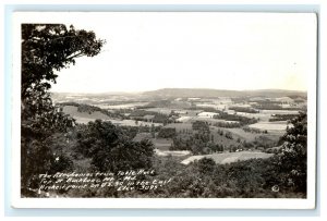 Table Rock Backbone Mtn MD Maryland Real Photo RPPC Postcard (BD11)