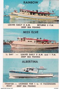 CLEARWATER BEACH, Florida , PU-1967 ; Deep Sea Fishing Boats