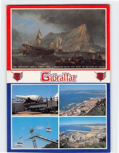 Postcard Gibraltar, British Overseas Territory