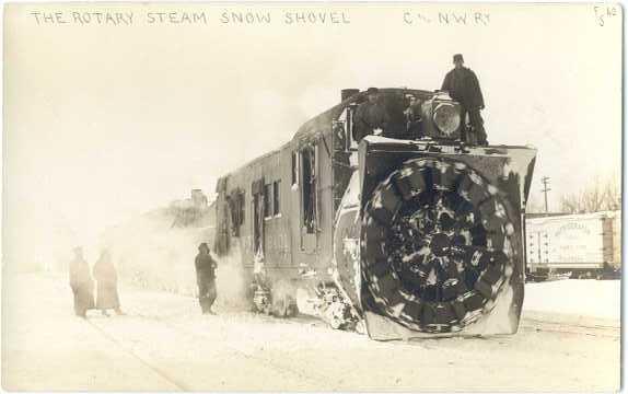 RPPC The Rotary Steam Snow Shovel, Chicago & North Western Ry #6401, AZO