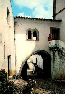 Portugal Obidos Arch House In Prison Street