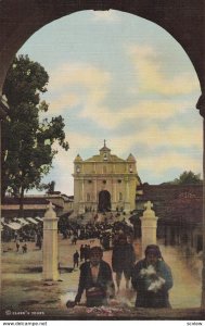 CHICHICASTENANGO , Gutemala , 30-40s ; Incense burning at the Calvary Church