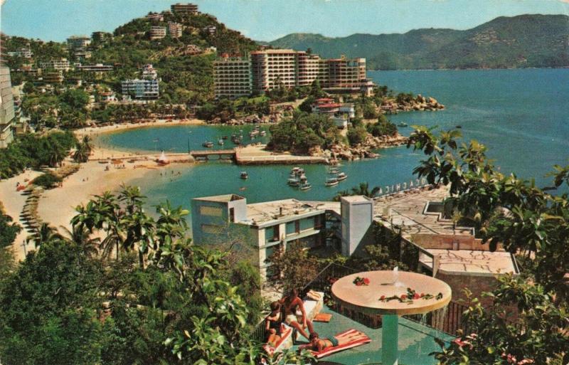 Postcard PAN AM Acapulco Mexico