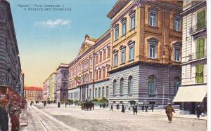 Italy Napoli Foro Umberto I e Palazzo dell' Universita