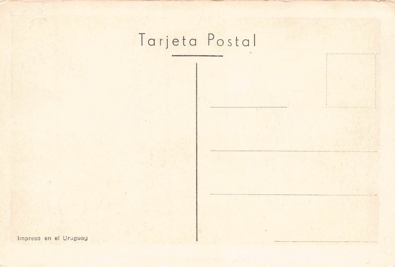 Avda, Agraciada, Montevideo, Uruguay, early postcard, unused