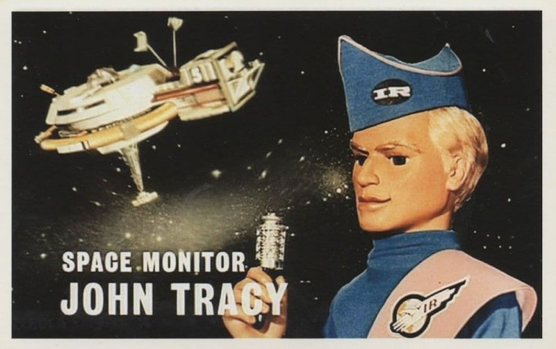 John Tracy Space Monitor Thunderbirds TV Show Opening Credits Postcard