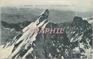 Old Postcard Dauphine Pelvoux Massif Central Peak of Meije