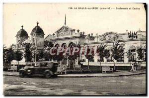 Old Postcard La Baule on Sea Esplanade And Casino