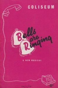 Julie Wilson Bells Are Ringing Musical London Coliseum Theatre Programme