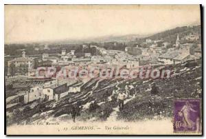 Postcard Old Gemenos Vue Generale