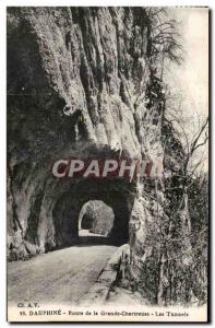 Dauphine Old Postcard Road Gde Chartreuse Tunnels