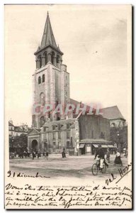 Old Postcard Church Paris Saint Germain des Pres