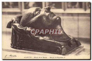 Old Postcard Napoleon 1st Ajaccion Museum of the City of Napoleon 1st Mask