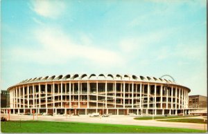Busch Memorial Stadium Downtown St. Louis 63101 Postcard Mo Panoramic