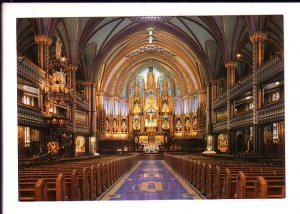 Basilique Notre Dame,  Montreal,  Quebec, Interior Nave