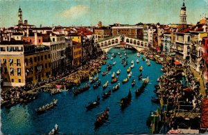 Italy Venezia The Rialto Bridge